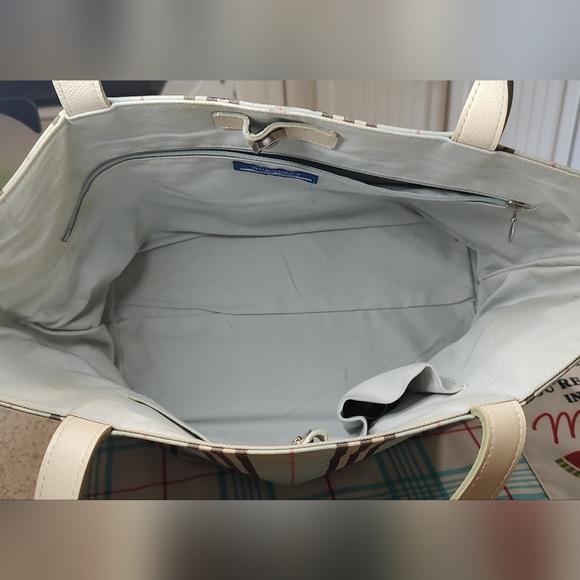 BURBERRY London blue label shoulder BAG HANDBAG NOVA CHECK EUC - Picture 13 of 16